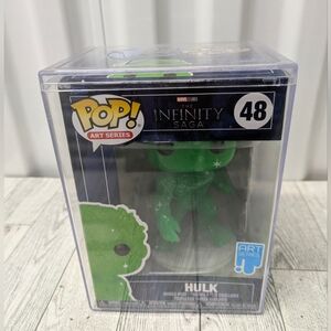 Funko Infinity Saga Art Series Hulk in Green with Protective Case